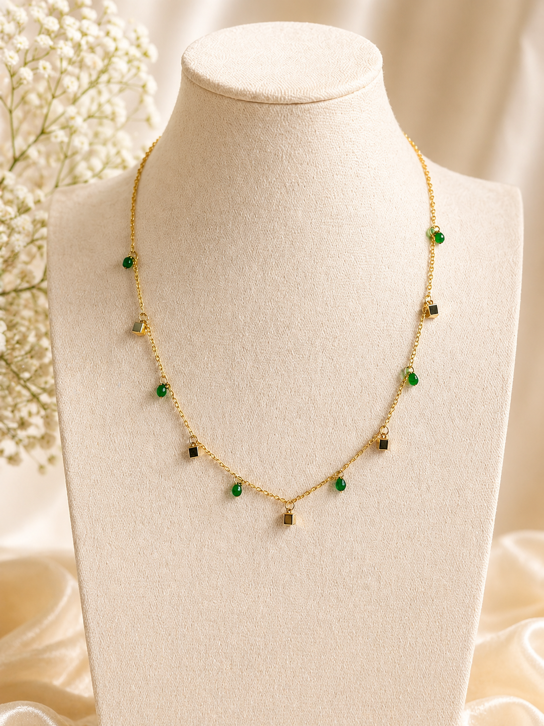 Collier émeraude