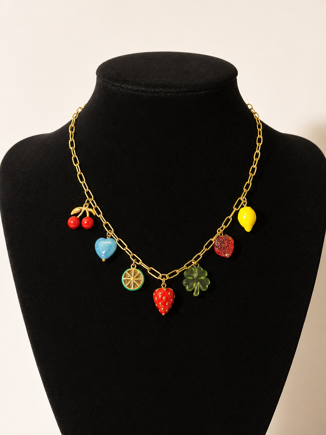 Collier tutti fruitti